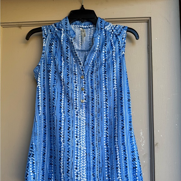 COPY - SELLING PERCEPTION CONCEPT TOP SIZE SMALL COLOR BLUE WITH BLUE AND WHITE… - Picture 9 of 11